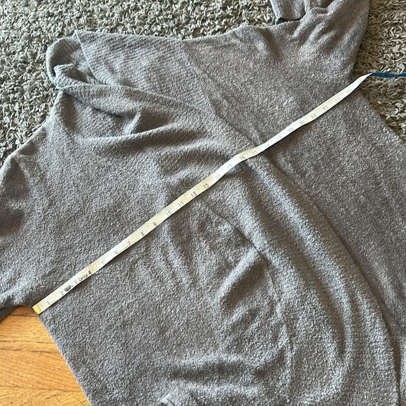 Barefoot Dreams CozyChic Lite Women's Open Front Cardigan Gray Carbon - Picture 10 of 12